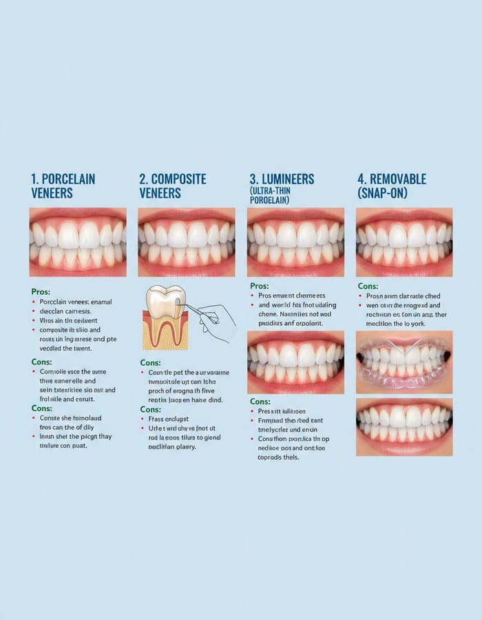 Dental Veneers & Their Types
